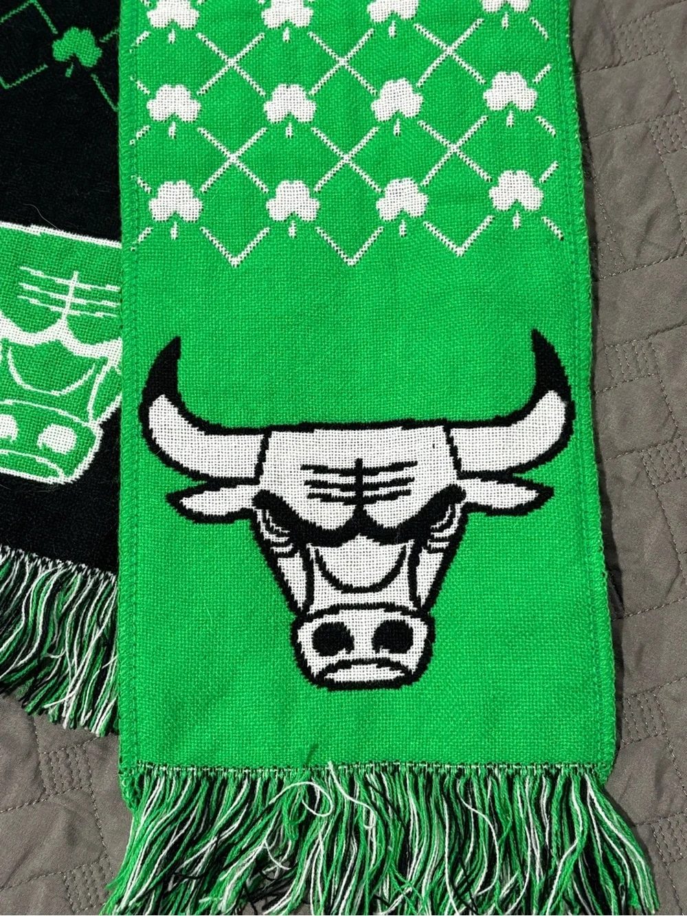 Chicago Bulls St.Patrick’s Day Scarf Length 57’ New